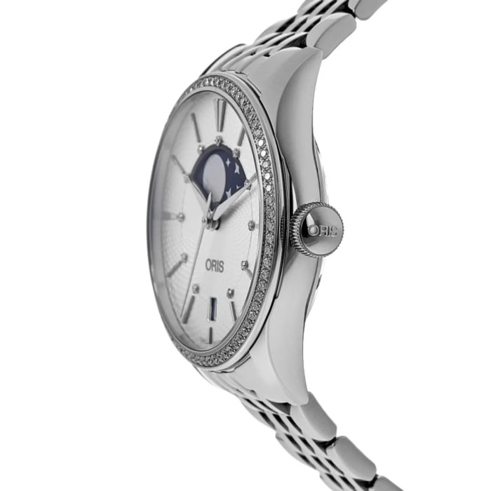 ORIS  Женские швейцарские часы, автоматический механизм, сталь, 36 мм